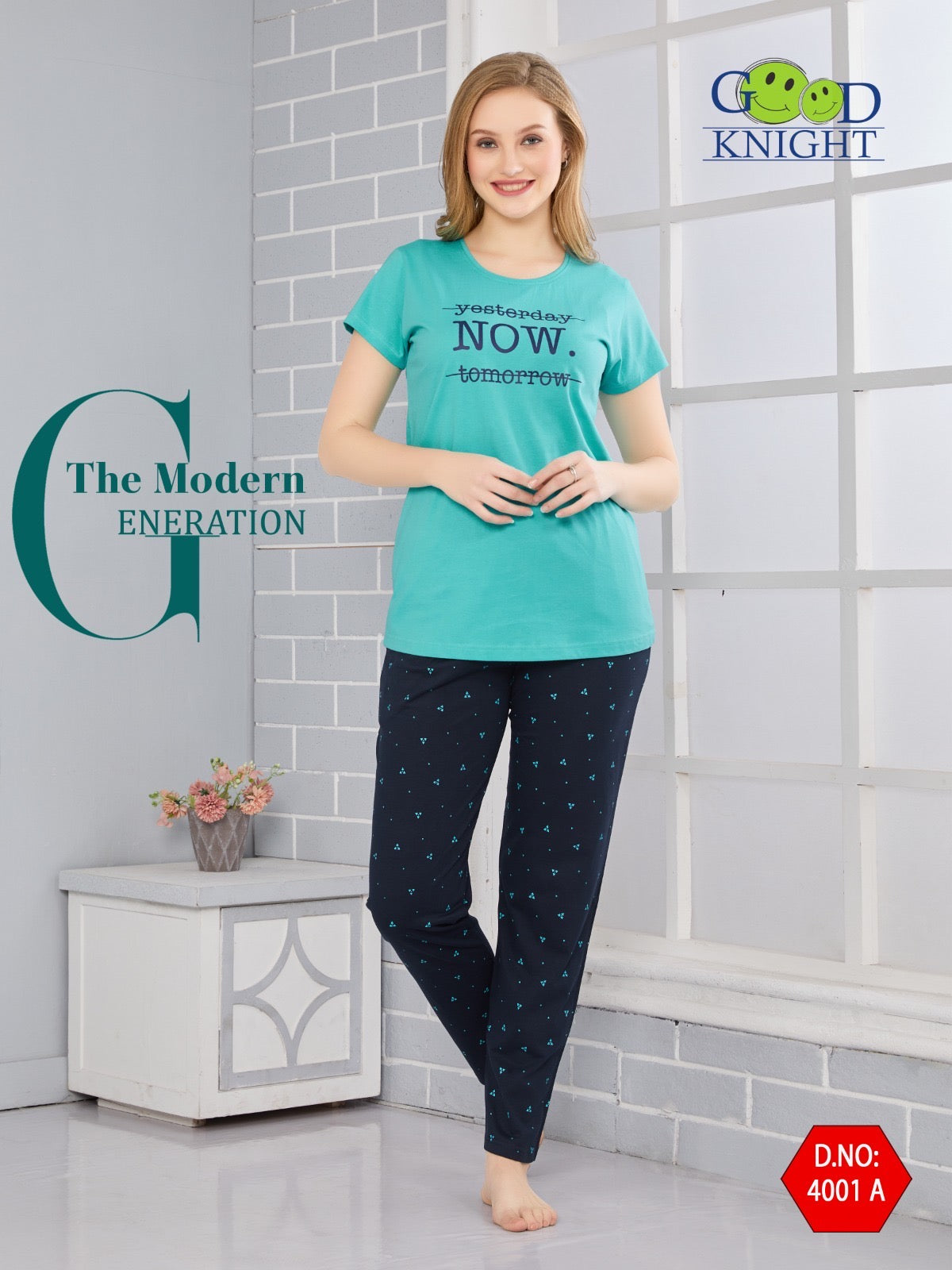 ROUND NECK NIGHT SUIT