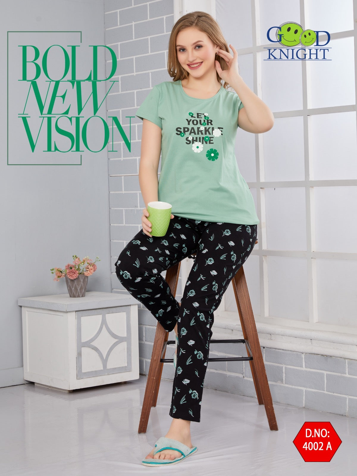 ROUND NECK NIGHT SUIT