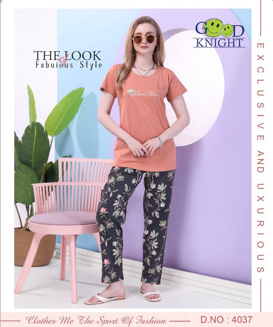 ROUND NECK NIGHT SUIT