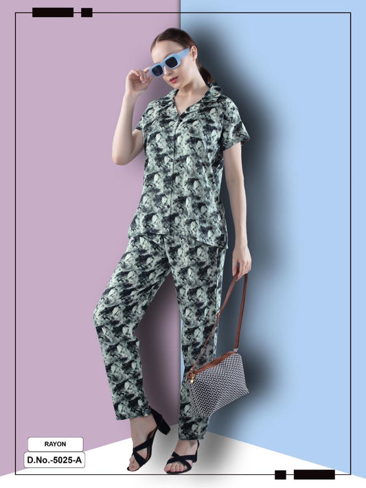 FRONT OPEN NIGHT SUIT