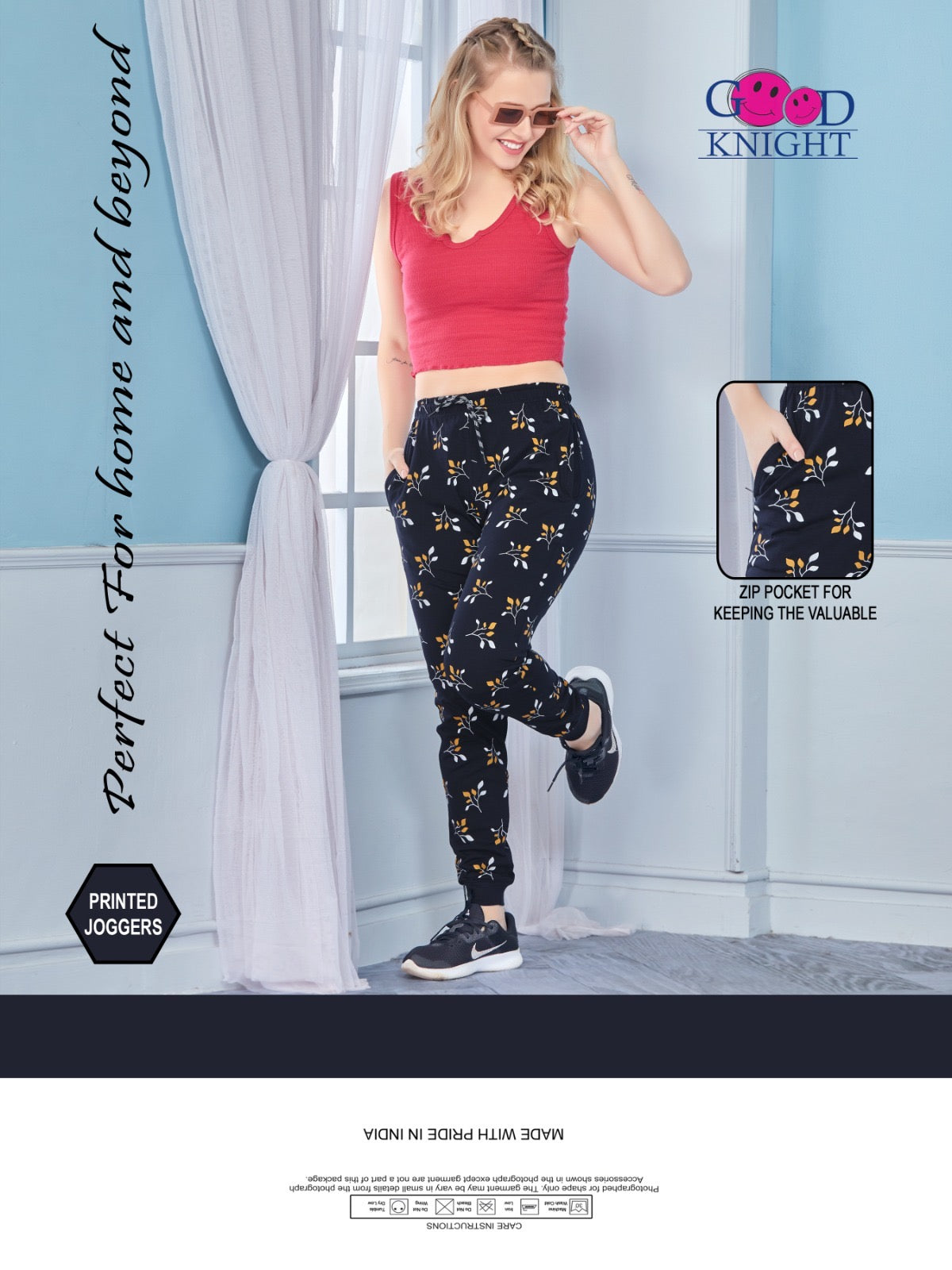 PRINTED JOGGERS
