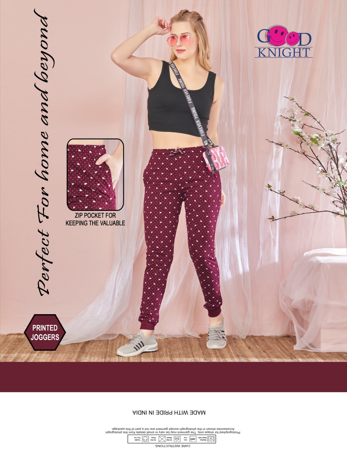 PRINTED JOGGERS