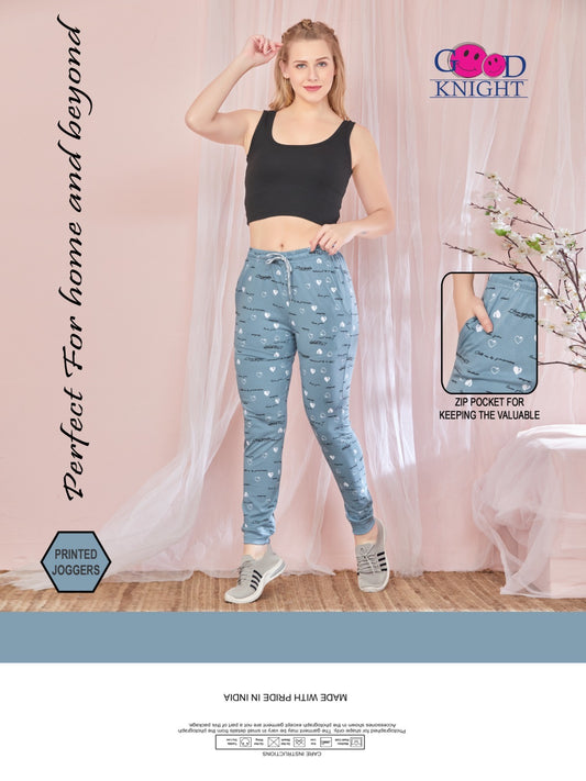 PRINTED JOGGERS