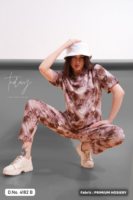 ROUND NECK NIGHT SUIT