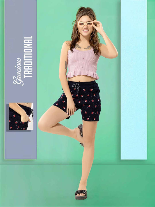 PRINTED HALF PANT