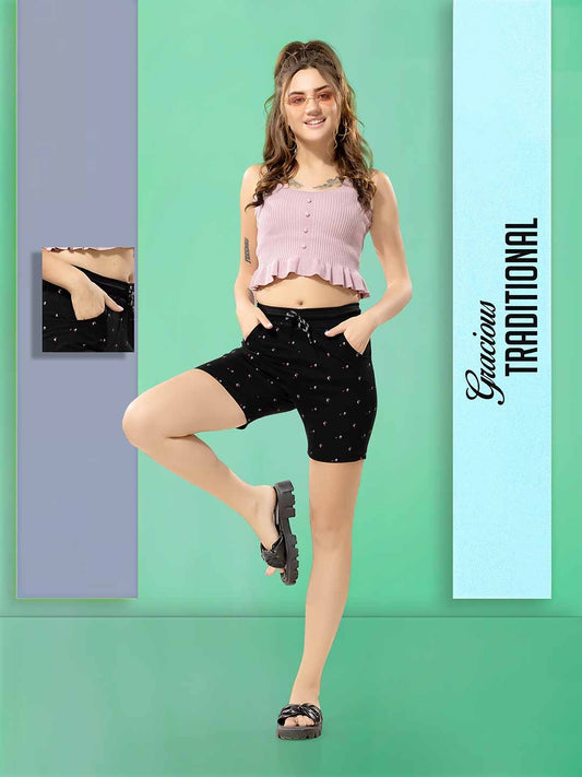 PRINTED HALF PANT
