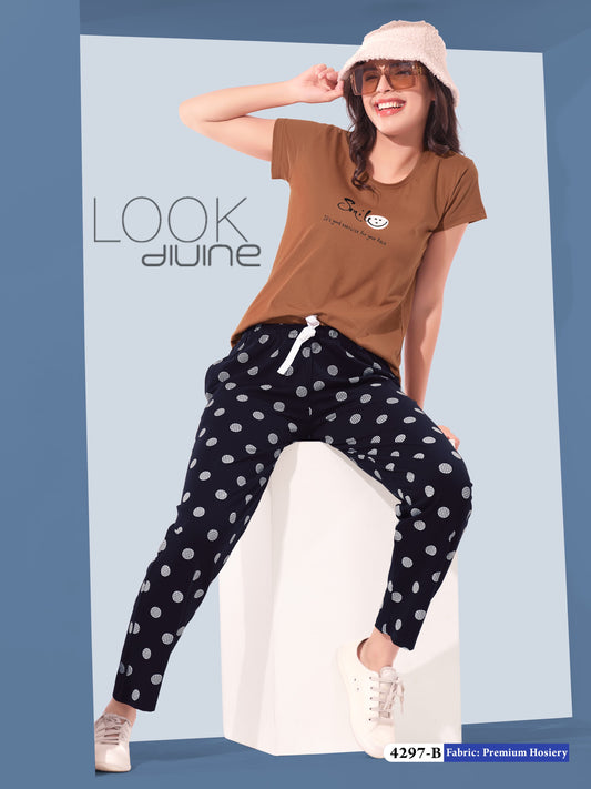 ROUND NECK NIGHT SUIT