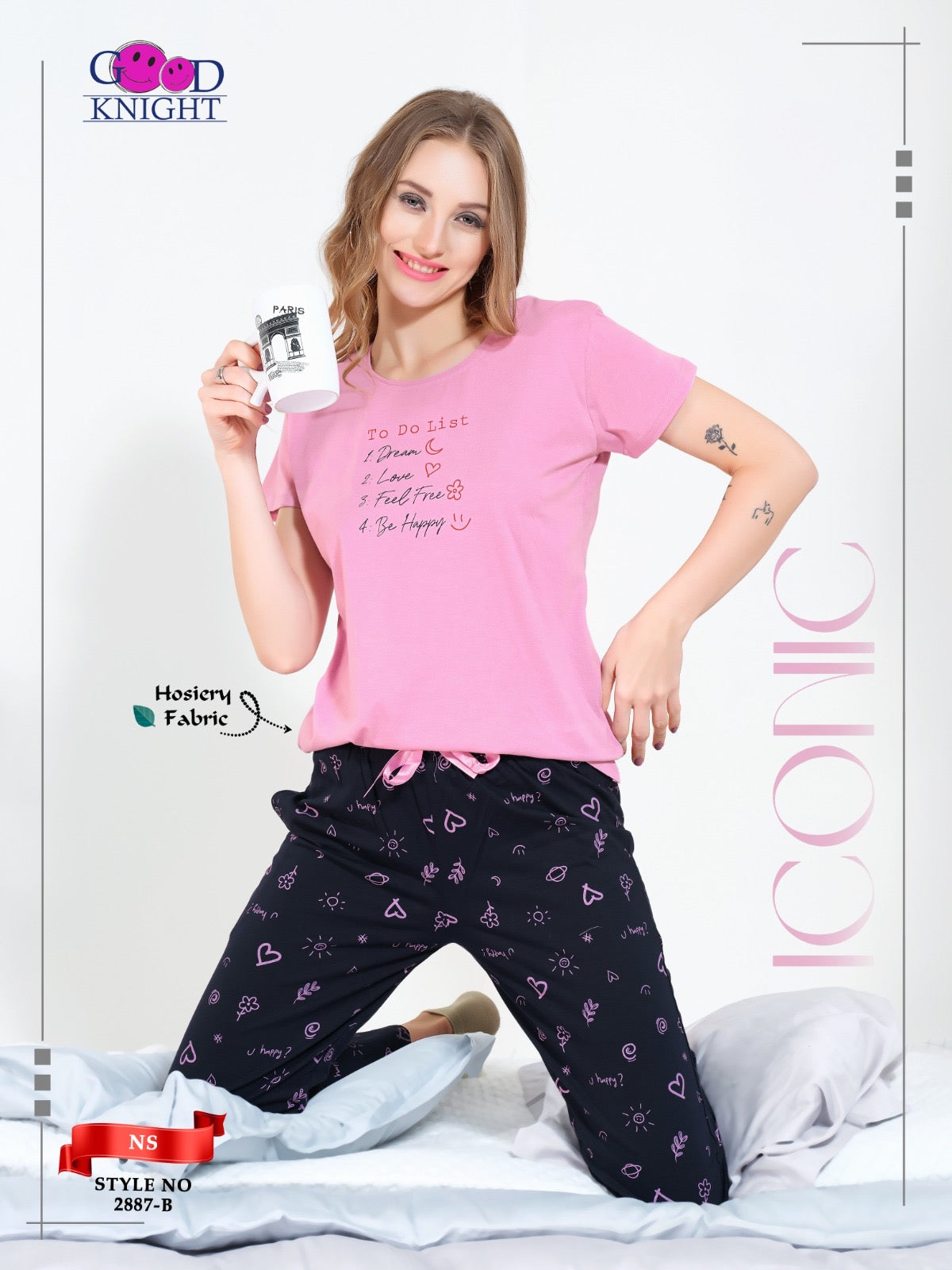 ROUND NECK NIGHT SUIT