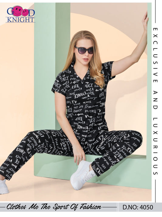 FRONT OPEN NIGHT SUIT