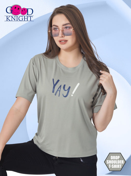 DROP SHOULDER T-SHIRT