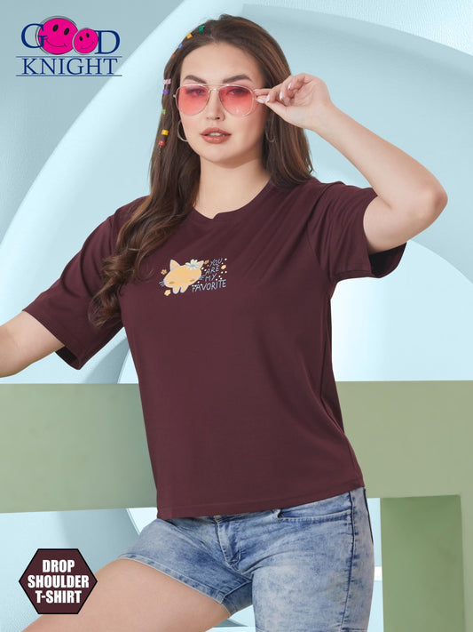 DROP SHOULDER T-SHIRT