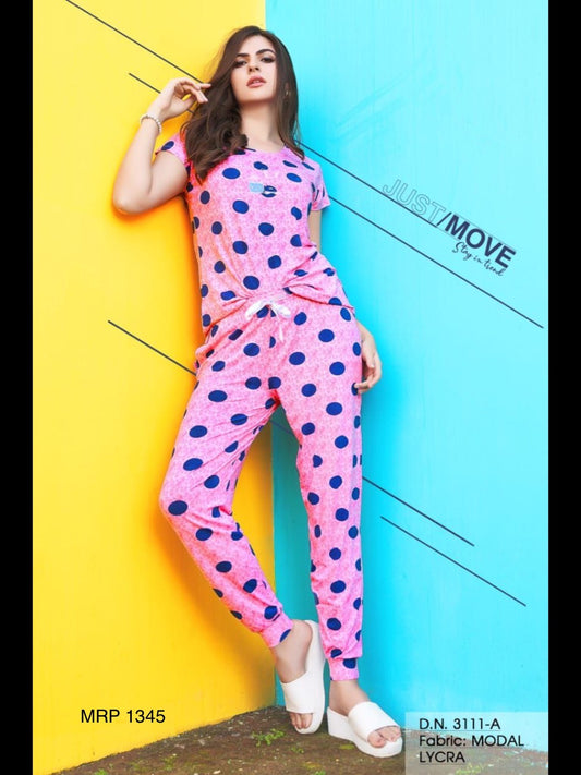 ROUND NECK NIGHT SUIT