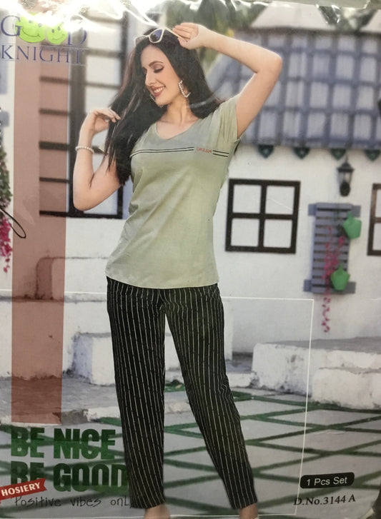 ROUND NECK NIGHT SUIT