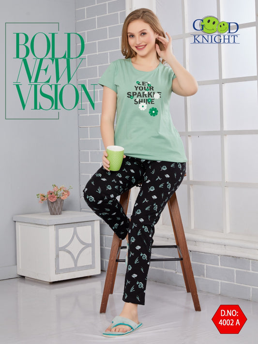 ROUND NECK NIGHT SUIT