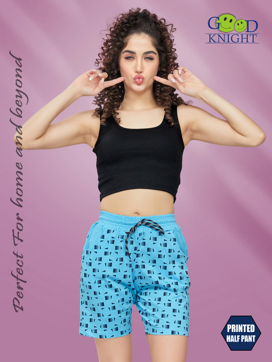 PRINTED HALF PANT
