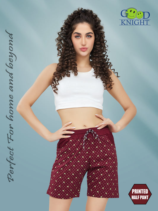 PRINTED HALF PANT
