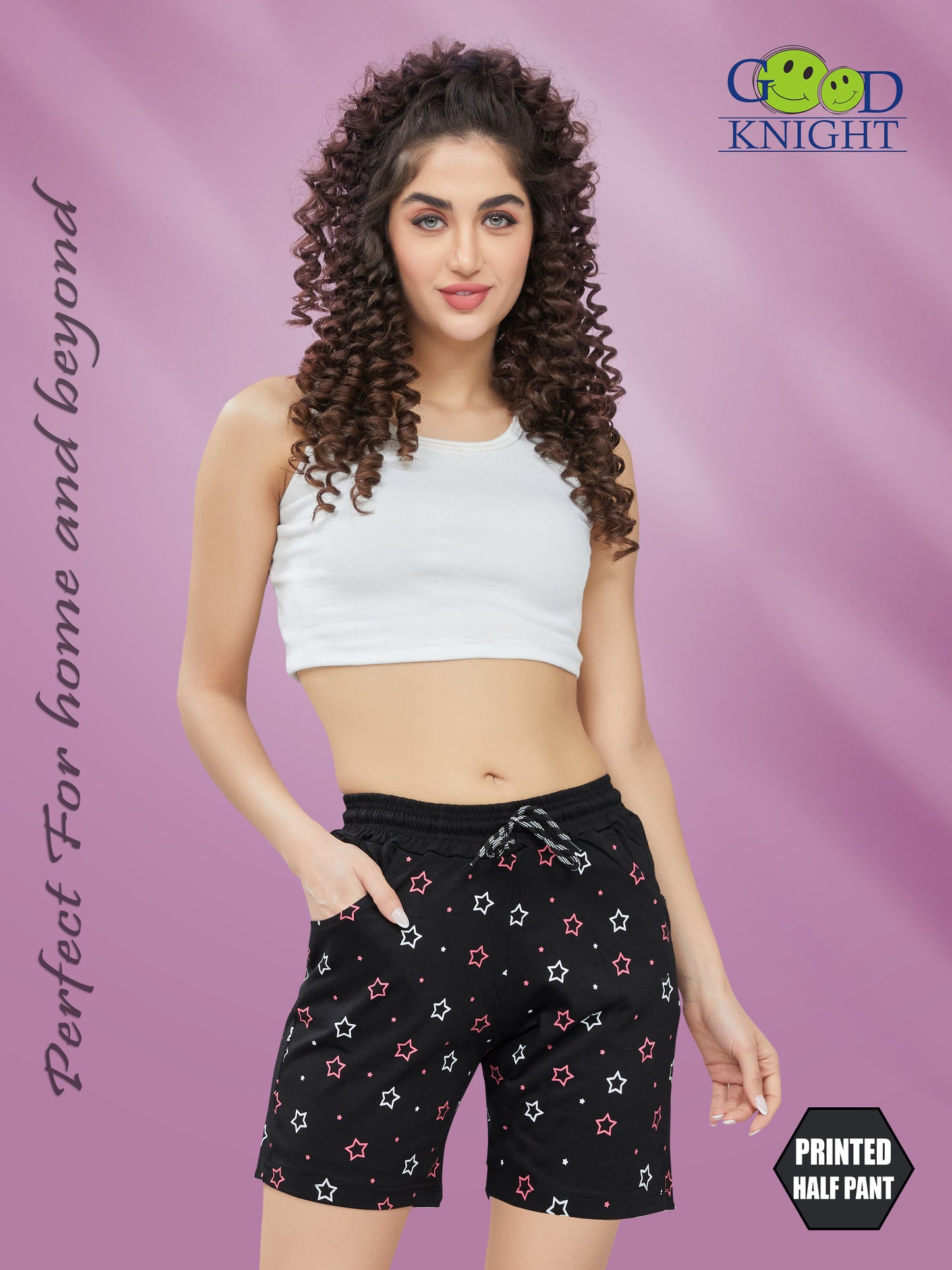PRINTED HALF PANT