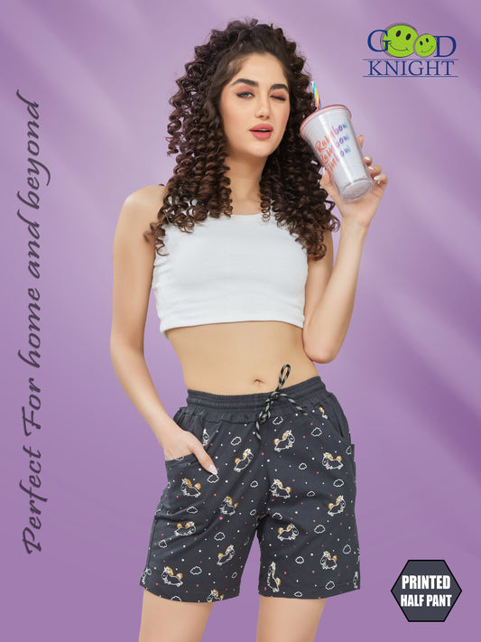 PRINTED HALF PANT