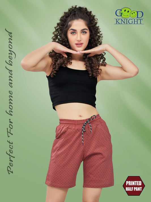 PRINTED HALF PANT