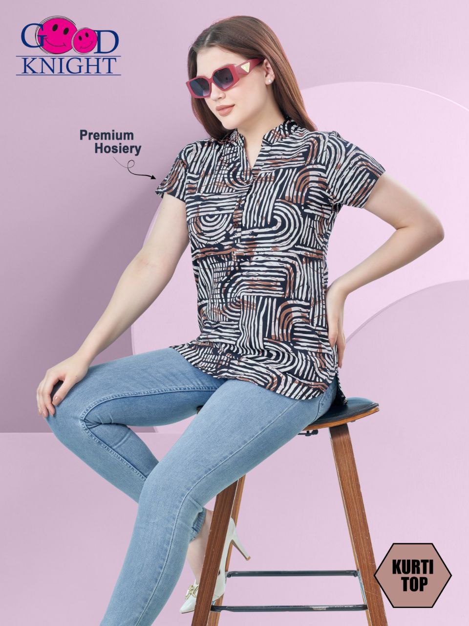 PRINTED KURTI TOP
