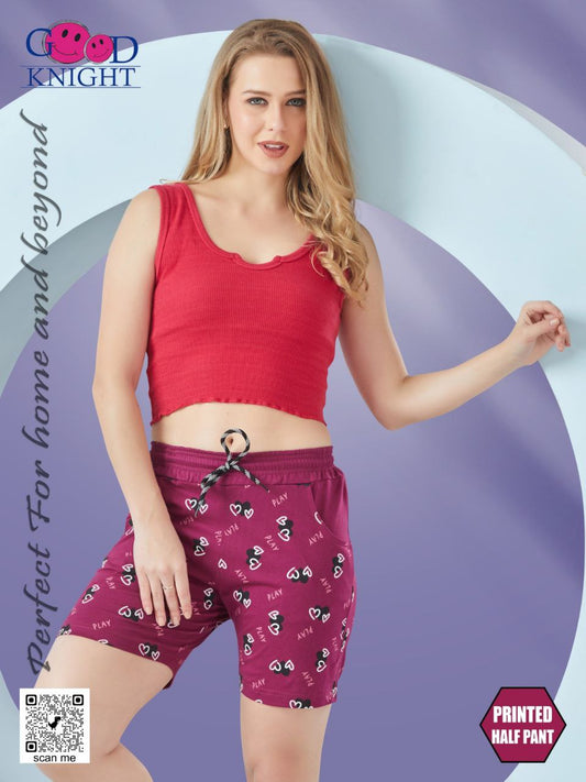 PRINTED HALF PANTS