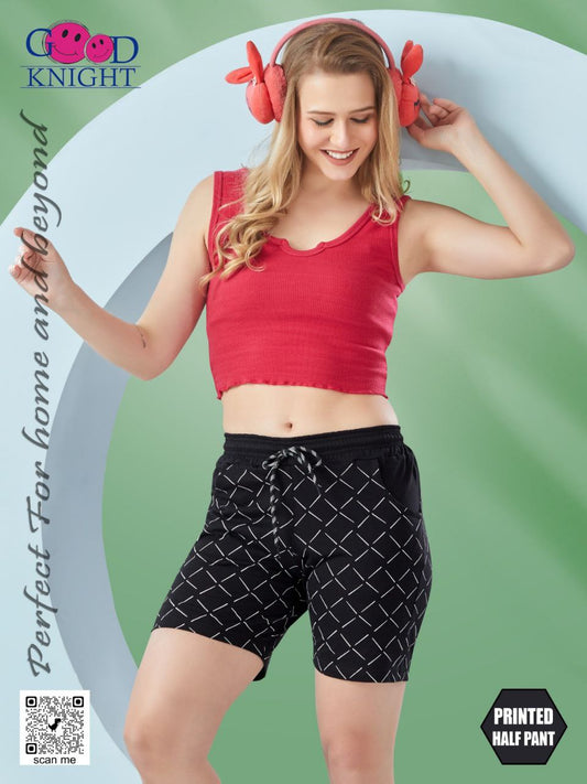 PRINTED HALF PANTS