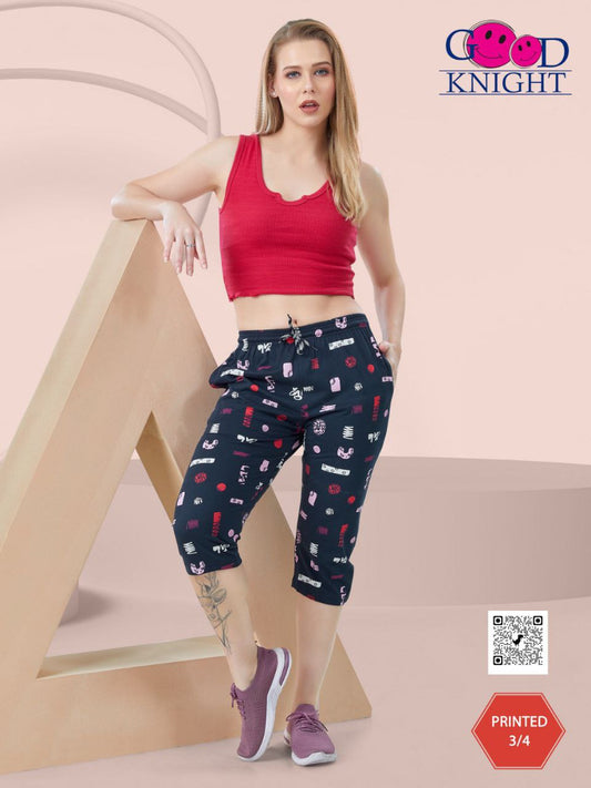 PRINTED CAPRI 3/4TH