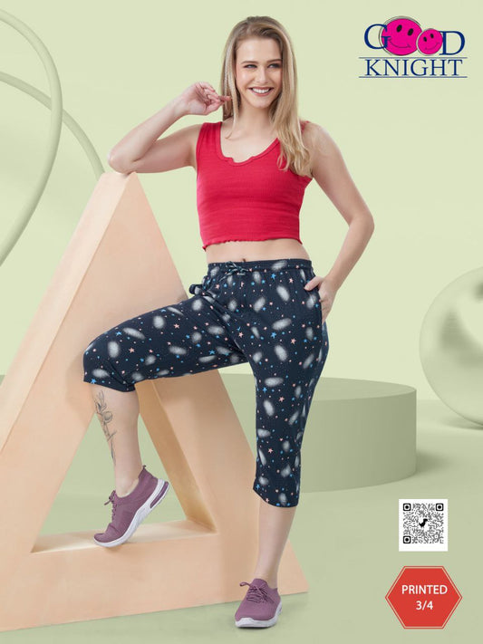 PRINTED CAPRI 3/4TH